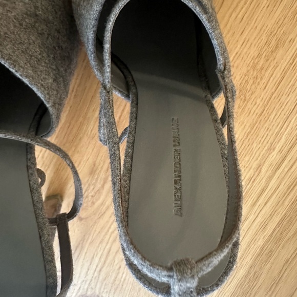 Alexander Wang Grey Heels Size 37.5 - Picture 3 of 4